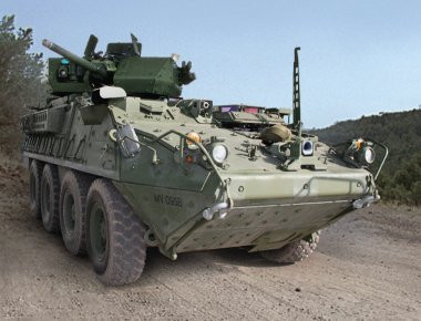 Βίντεο: Επίδειξη Stryker με πυροβόλο των 30 χλστ. και Α/Τ βλημάτων